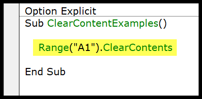 VBA Clear Contents: Easily Reset Cells in Excel