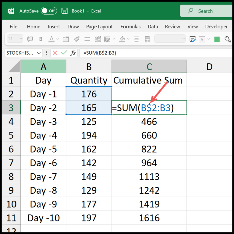 Cumulative Sum of Values in Excel: Your Quick Guide to Running Totals