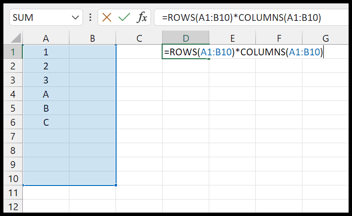 Count Total Number of Cells from a Range in Excel: Quick Guide
