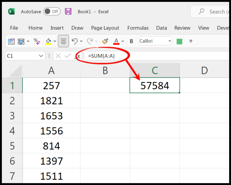 Sum Entire Column: Quick Steps to Total Data in Excel