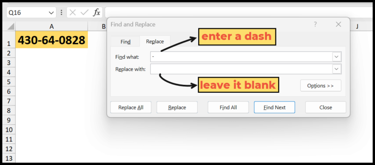 Remove Dashes in Excel: Quick Cleanup Tips for Your Data