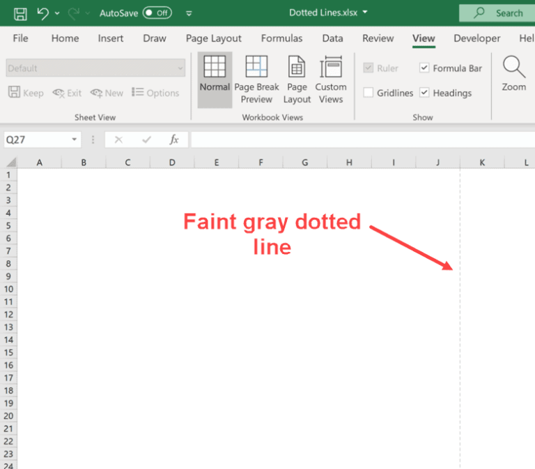 Remove Dotted Lines Excel: Quick Fixes for a Clean Spreadsheet