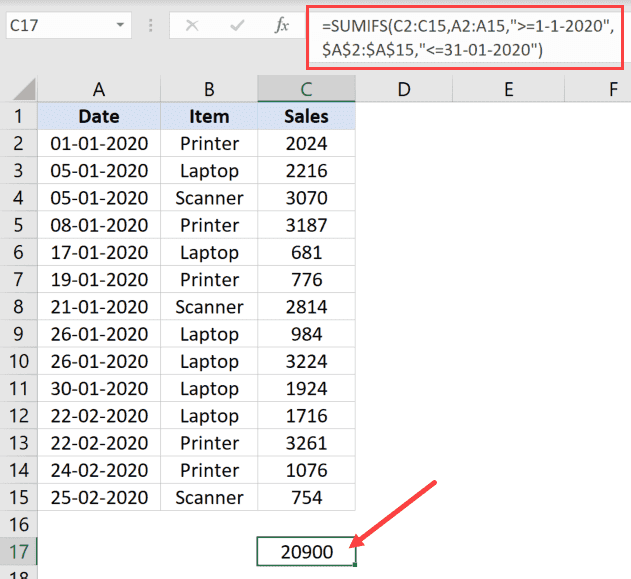 Sum Between Two Dates SUMIFS Excel: Easy Guide to Date Range Sums
