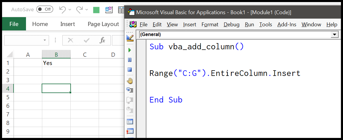 VBA Insert Column: Quick Guide to Automate Your Excel Tasks - Train ...