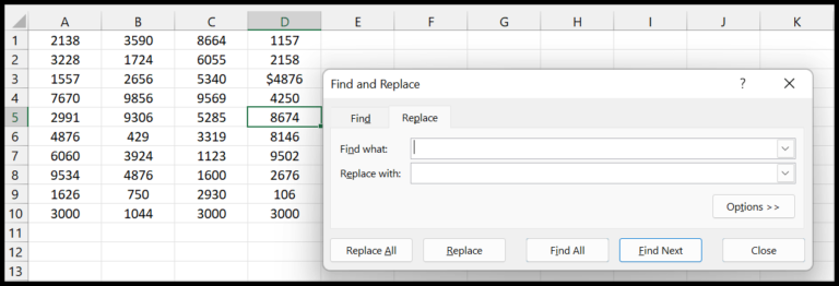 Find and Replace in Excel: Quick Guide to Streamlining Your Data Tasks