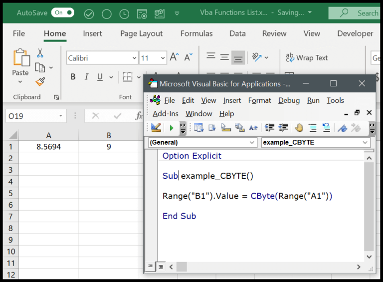 VBA CByte Function: Simple Guide to Byte Conversion in Excel