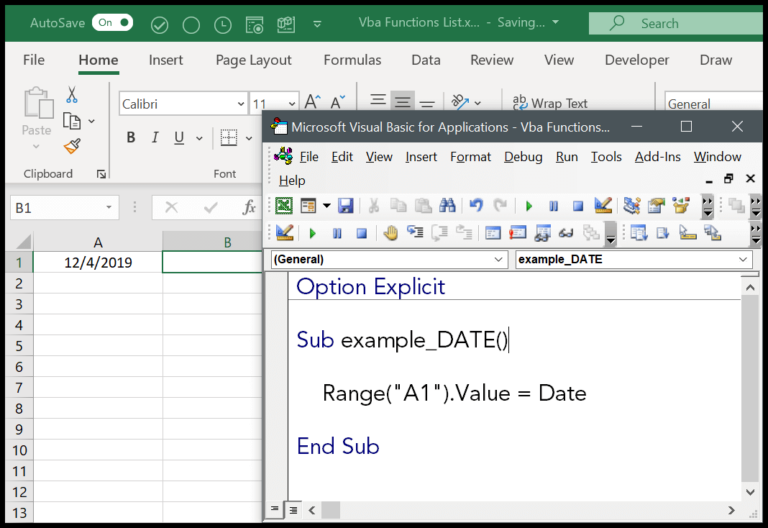 VBA Date Function: Simplifying Date Management in Excel